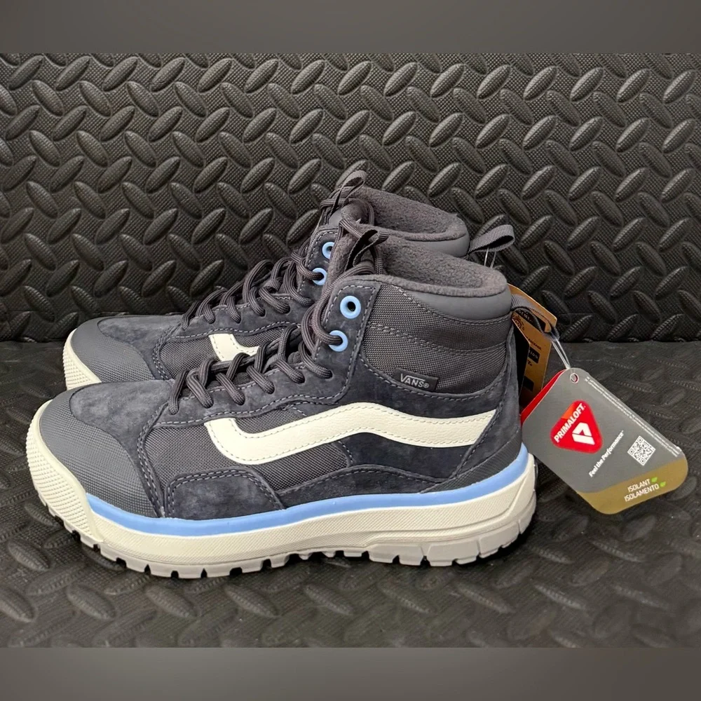 Vans UltraRange EXO Hi MTE-1 Asphalt Grey Blue Boots Mens Size 5 Womens Size 6.5